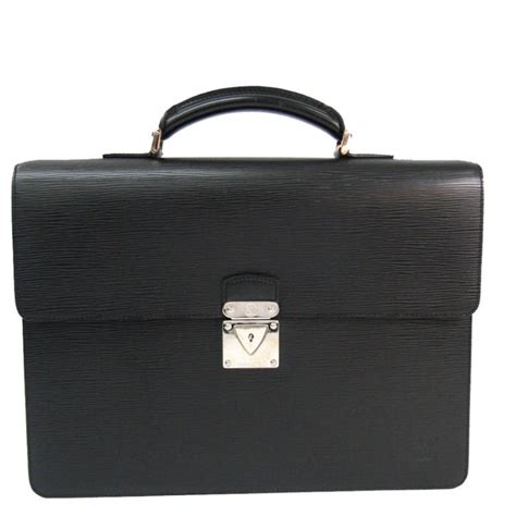 louis vuitton epi briefcase black|louis vuitton pilot briefcase.